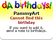 My birthday badge