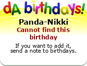 My birthday badge