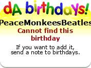My birthday badge