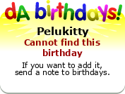My birthday badge