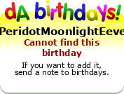 My birthday badge