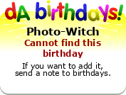 My birthday badge