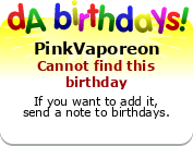 My birthday badge