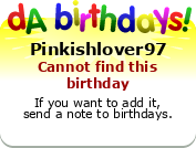 My birthday badge