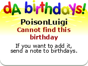 My birthday badge