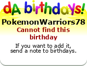 My birthday badge