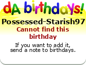 My birthday badge