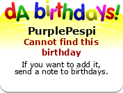 My birthday badge