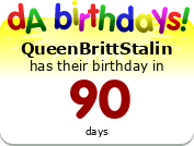 My birthday badge