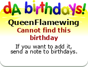 My birthday badge