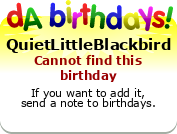 My birthday badge