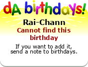 My birthday badge