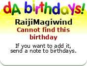 Raiji's Birthday!!!