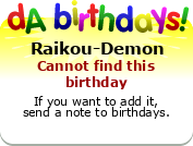 My birthday badge
