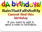 My birthday badge