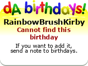 My birthday badge