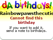 My birthday badge