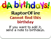 My birthday badge