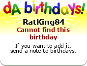 My birthday badge