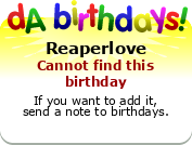 My birthday badge