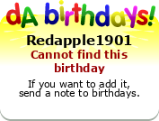 My birthday badge