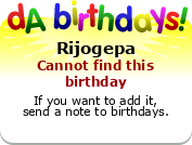 My birthday badge