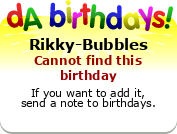 My birthday badge