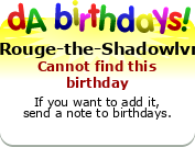 My birthday badge