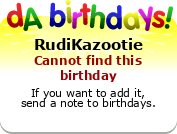 My birthday badge