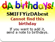 My birthday badge