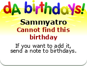 My birthday badge