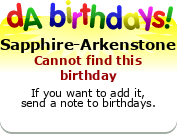 My birthday badge