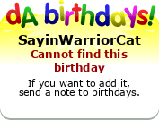 My birthday badge