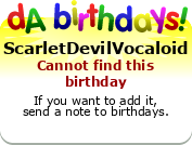 My birthday badge