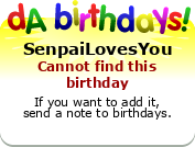 My birthday badge