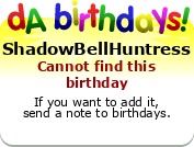 My birthday badge