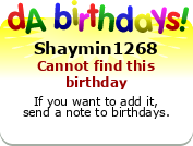 My birthday badge