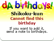 My birthday badge