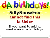 My birthday badge