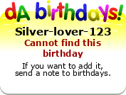 My birthday badge