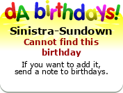 My birthday badge