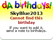 My birthday badge
