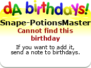 My birthday badge