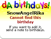 My birthday badge