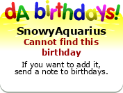 My birthday badge