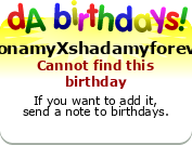 My birthday badge