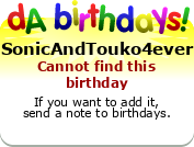 My birthday badge