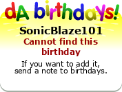 My birthday badge