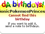 My birthday badge