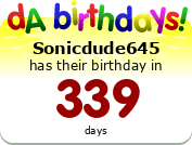 My birthday badge